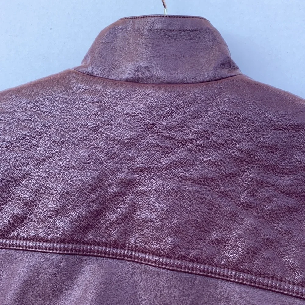 New G by GUESS Men's Mozo Faux-Leather Jacket